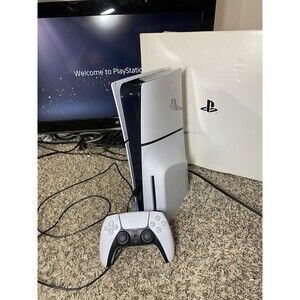 Sony PlayStation 5 Slim PS5 Slim with Disc Drive W Controller & Cables in BOX